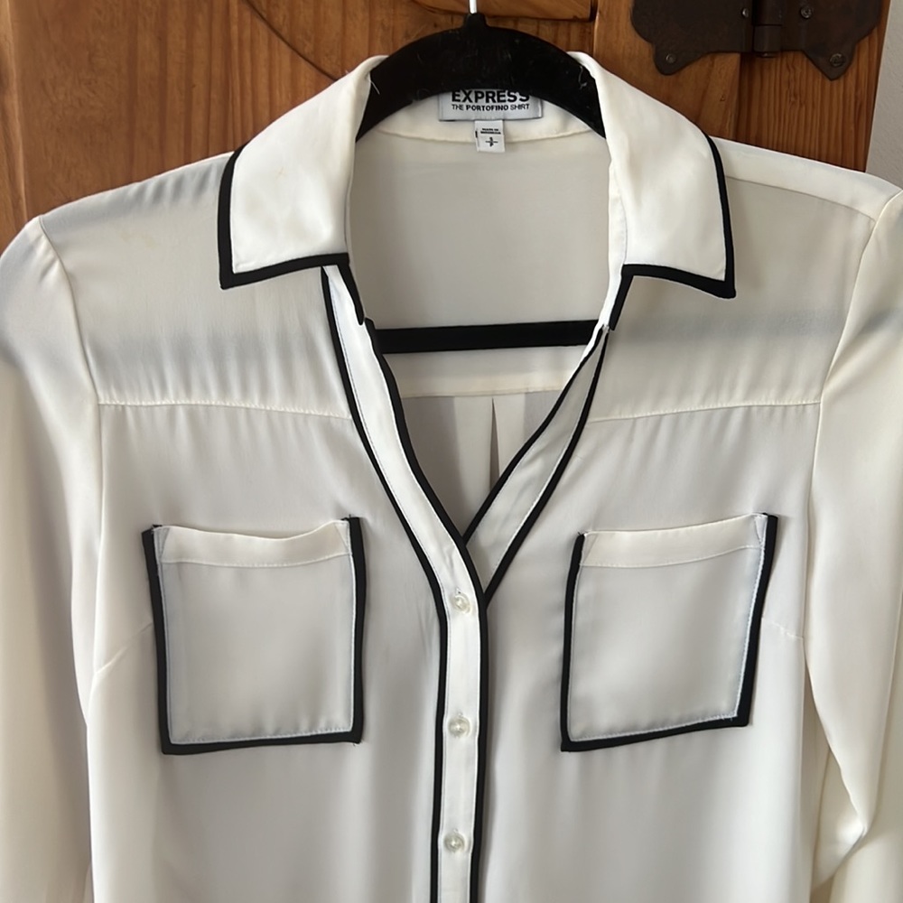 Express Button Down Blouse - image 2